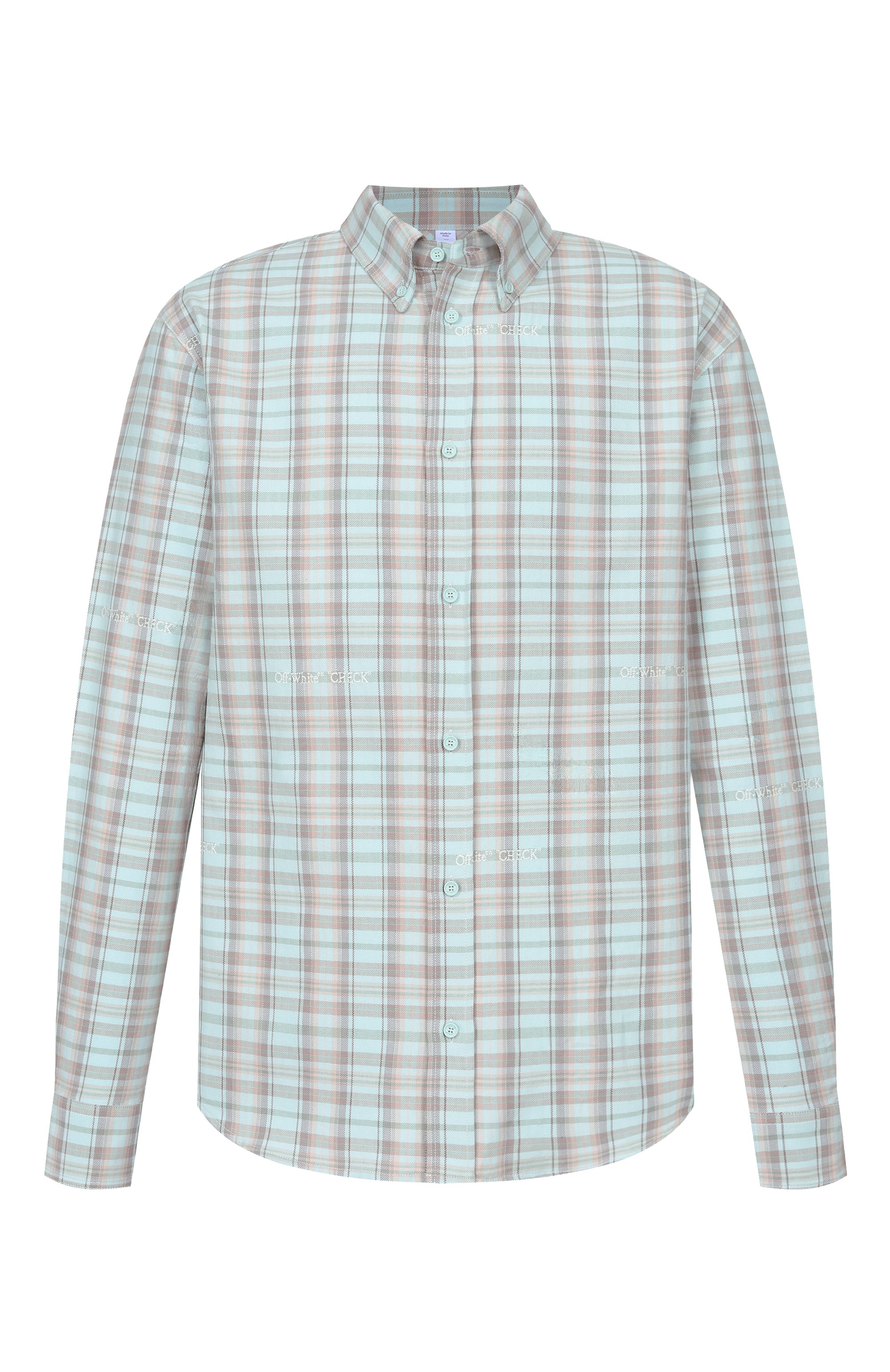 Хлопковая рубашка OFF-WHITE, арт. 0MGE04MS26FAB001, фото 1