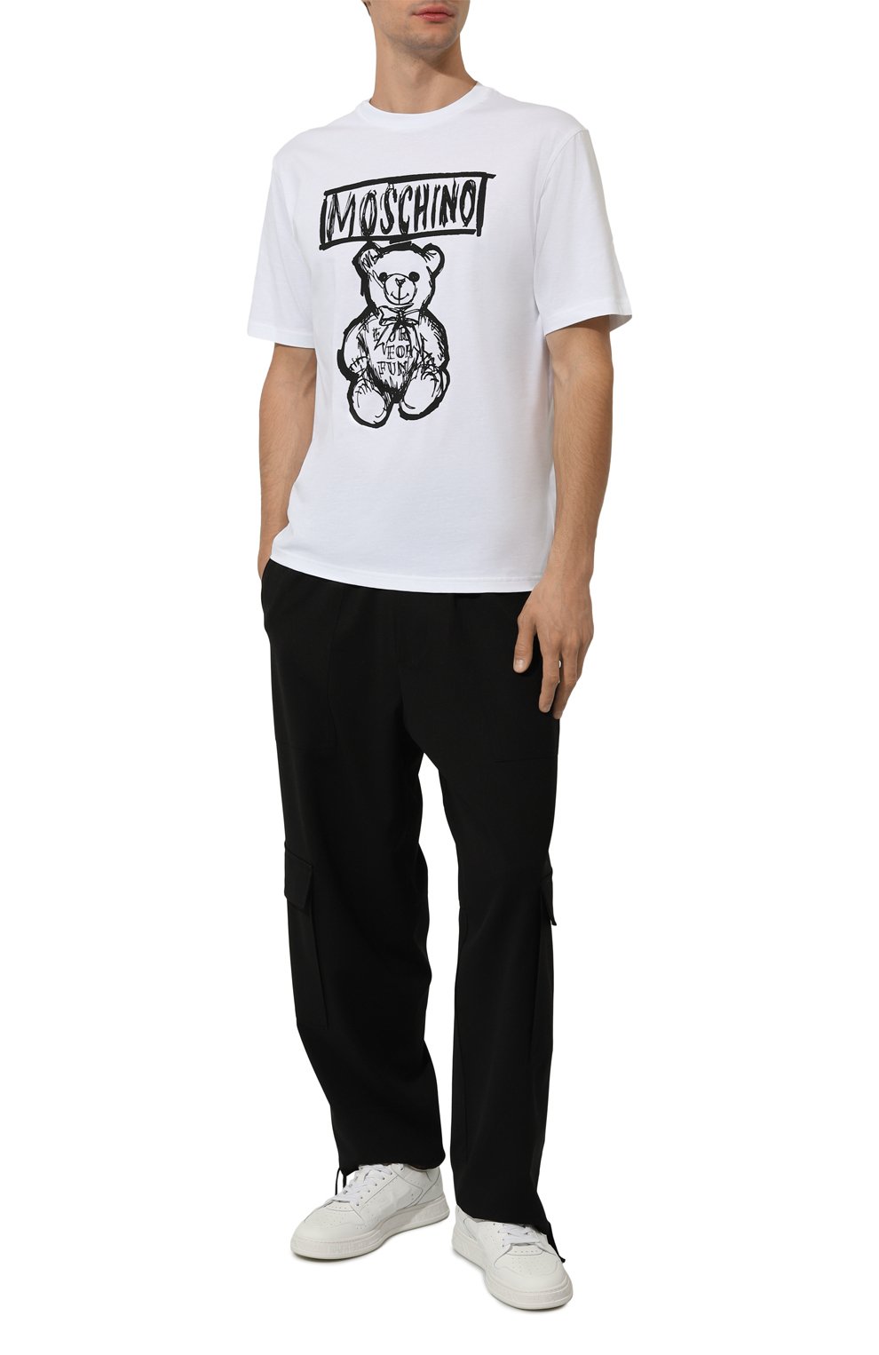 Шерстяные брюки-карго ISABEL BENENATO черного цвета по цене 87550 руб., арт. UW34F24, фото 2 Шерстяные брюки-карго ISABEL BENENATO, арт. UW34F24, фото 2