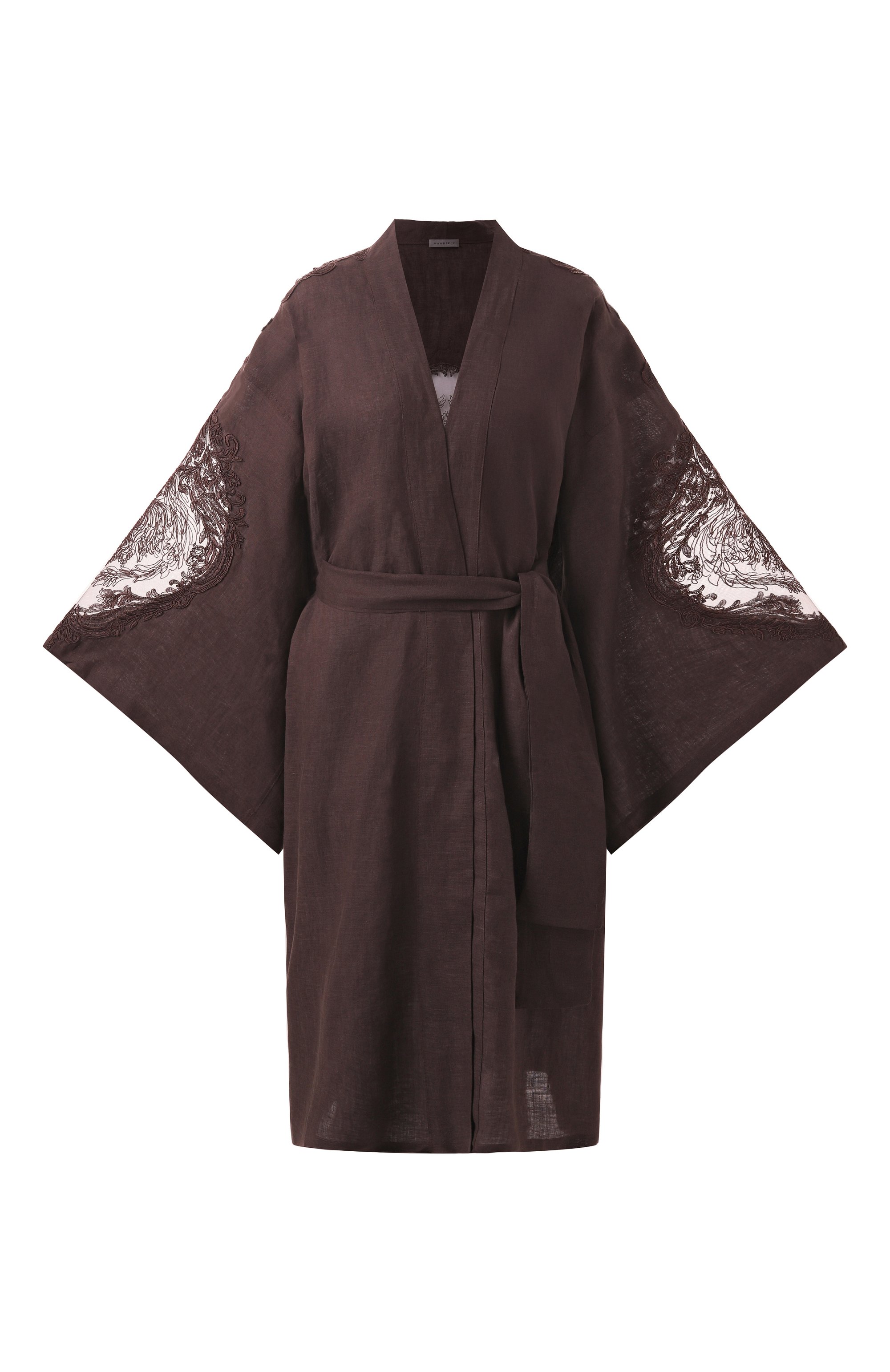 Кимоно изо льна и вискозы MAURIZIO, арт. W07010679, фото 1