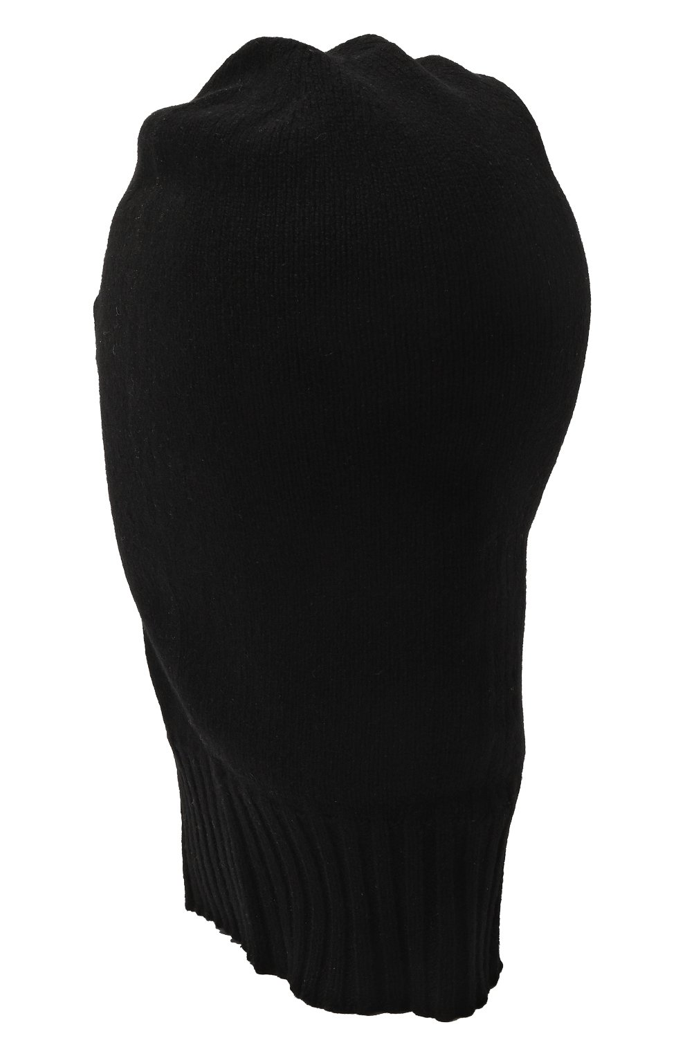 Шапка-балаклава из кашемира и шерсти RICK OWENS, арт. RP02C1480/WSBR, фото 3
