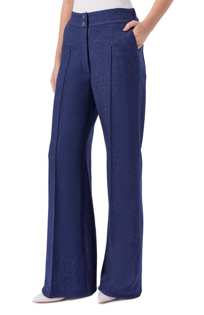 Шерстяные брюки FREEAGE синего цвета по цене 89980 руб., арт. WW26.PT180.2003.409, фото 3 Шерстяные брюки FREEAGE, арт. WW26.PT180.2003.409, фото 3