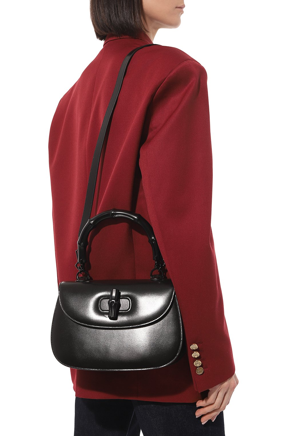 Сумка gucci bamboo 1947 medium GUCCI, арт. 672206 10ODP, фото 2