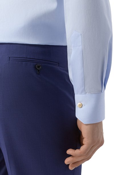 Хлопковая сорочка KITON, арт. UCIH06146_001, фото 5