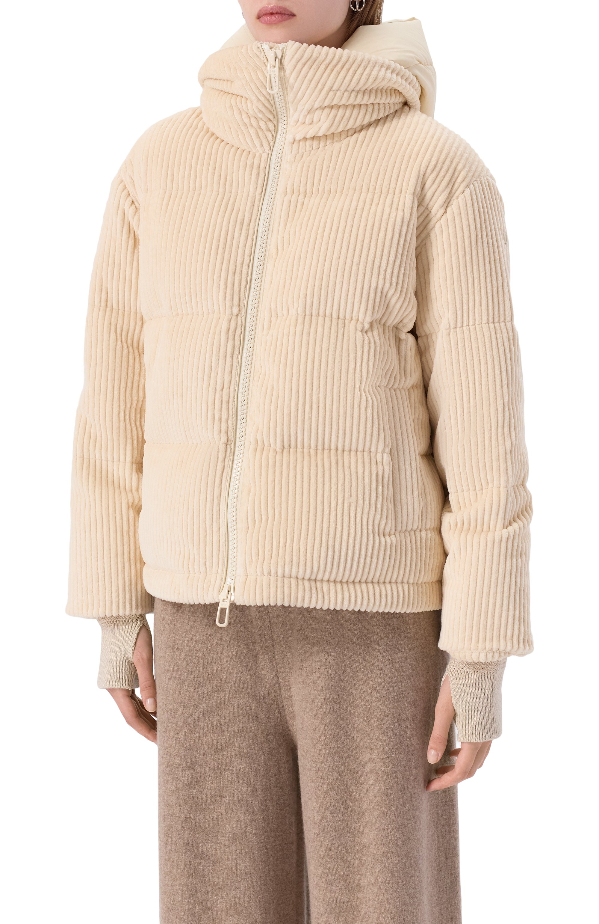 Вельветовый пуховик DUNO, арт. L0RA/TURES, фото 3