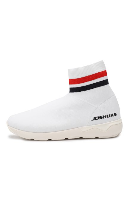 Детские текстильные кроссовки JOSHUA`S KIDZ белого цвета, арт. K10492 VAR 2 WHITE/27-34 | Фото 2 (Статус проверки: Проверено, Проверена категория; Материал внешний: Текстиль; Материал внутренний: Натуральная кожа; Материал утеплителя: Без утеплителя; Стили: Гранж; Нос: Не прост�авлено; Материал сплава: Проверено, Проставлено)