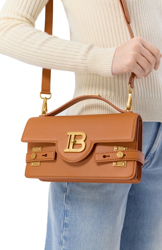 Сумка B-Buzz 24 Balmain FN0DA828/LPRS Коричневый  FN0DA828/LPRS Фото 2