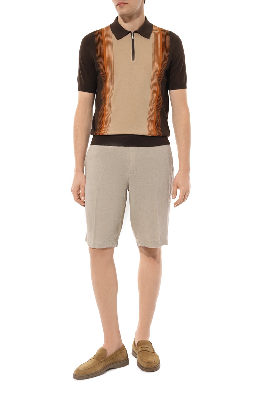 Поло из хлопка и шелка ZILLI, арт. KZP002M0142VZIS00, фото 2