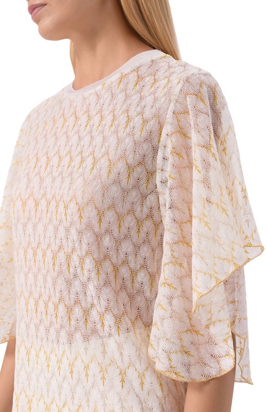 Пуловер из вискозы Missoni DS26SK12/BR015X Белый  DS26SK12/BR015X Фото 5