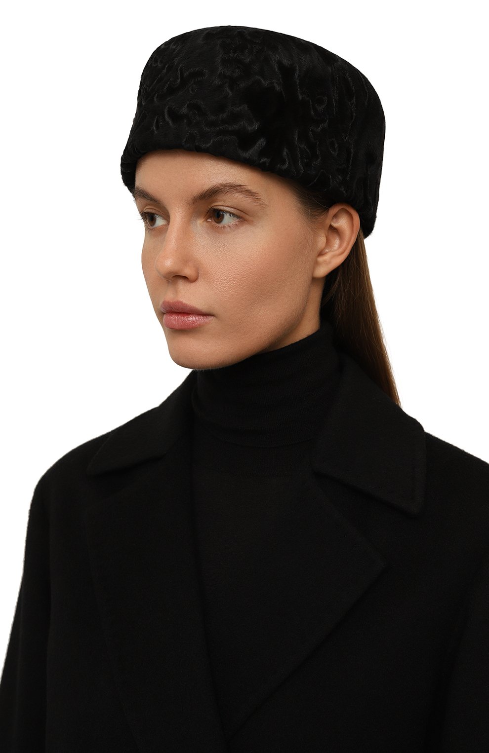 Шапка-таблетка джеки из каракульчи FURLAND, арт. 0132007810020200000, фото 2