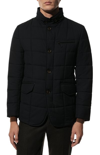 Утепленная куртка GIMO'S темно-синего цвета по цене 69950 руб., арт. 22AI.U.250.624, фото 3 Утепленная куртка GIMO'S, арт. 22AI.U.250.624, фото 3