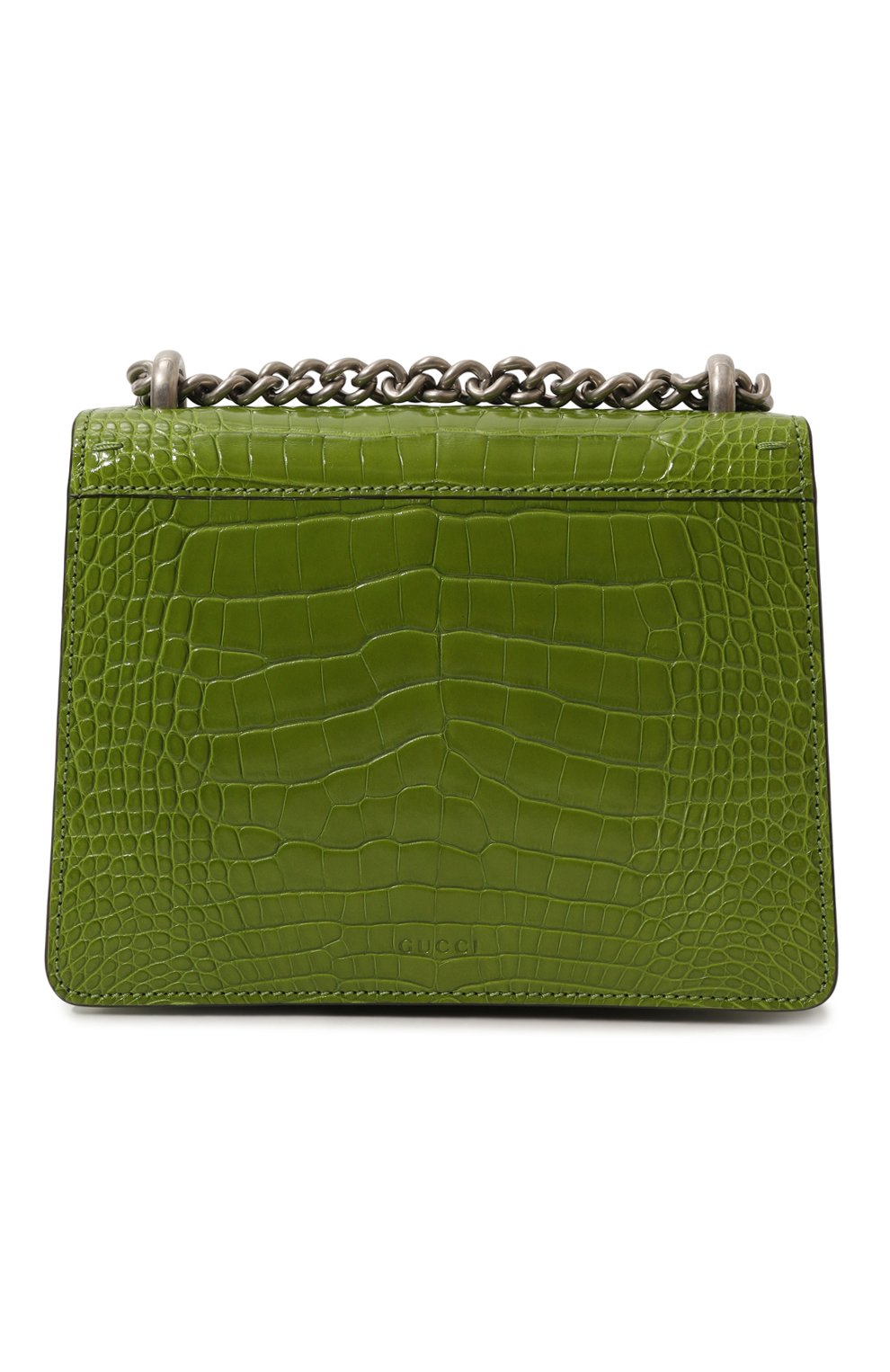 Сумка dionysus из кожи аллигатора GUCCI зеленого цвета по цене 1915200 руб., арт. 421970 EZIGN, фото 6 Сумка dionysus из кожи аллигатора GUCCI, арт. 421970 EZIGN, фото 6