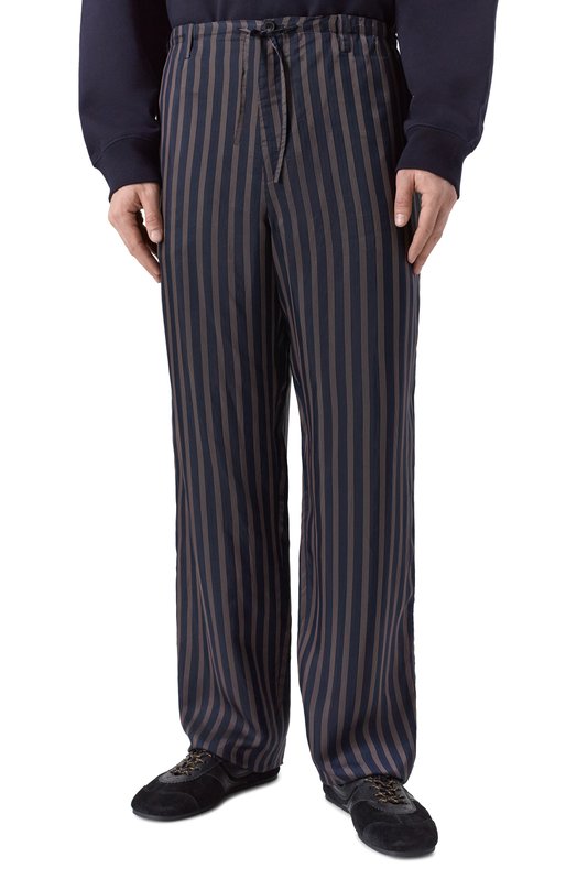 Брюки Dries Van Noten 020906/3276 Синий  020906/3276 Фото 3