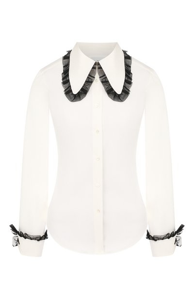 Женская хлопковая рубашка SARA ROKA, арт. AVEREL 48/FW19-01