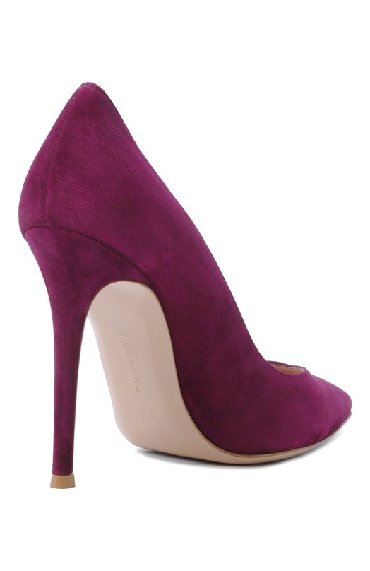 Замшевые туфли Gianvito 105 Gianvito Rossi G28470.15RIC.CAMP0IS Фиолетовый  G28470.15RIC.CAMP0IS Фото 5