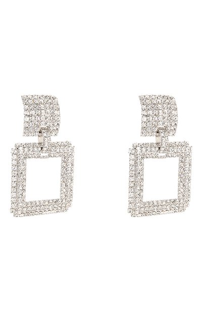 Клипсы ALESSANDRA RICH серебряного цвета по цене 40900 руб., арт. FABA2024, фото 3 Клипсы ALESSANDRA RICH, арт. FABA2024, фото 3