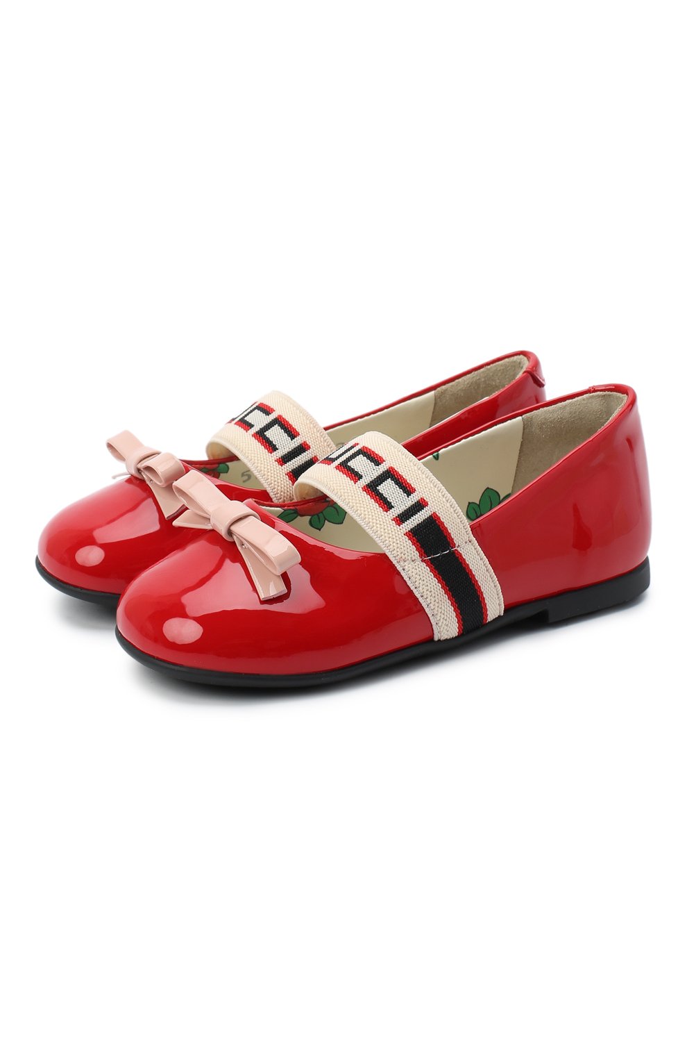 Кожаные балетки GUCCI, арт. 552941/0IRA0, фото 1