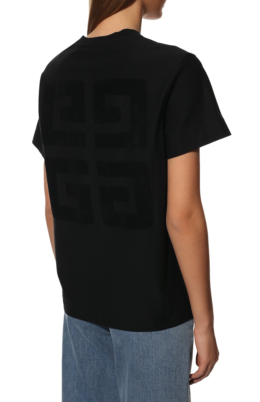 Хлопковая футболка GIVENCHY, арт. BW707Z30NH, фото 4