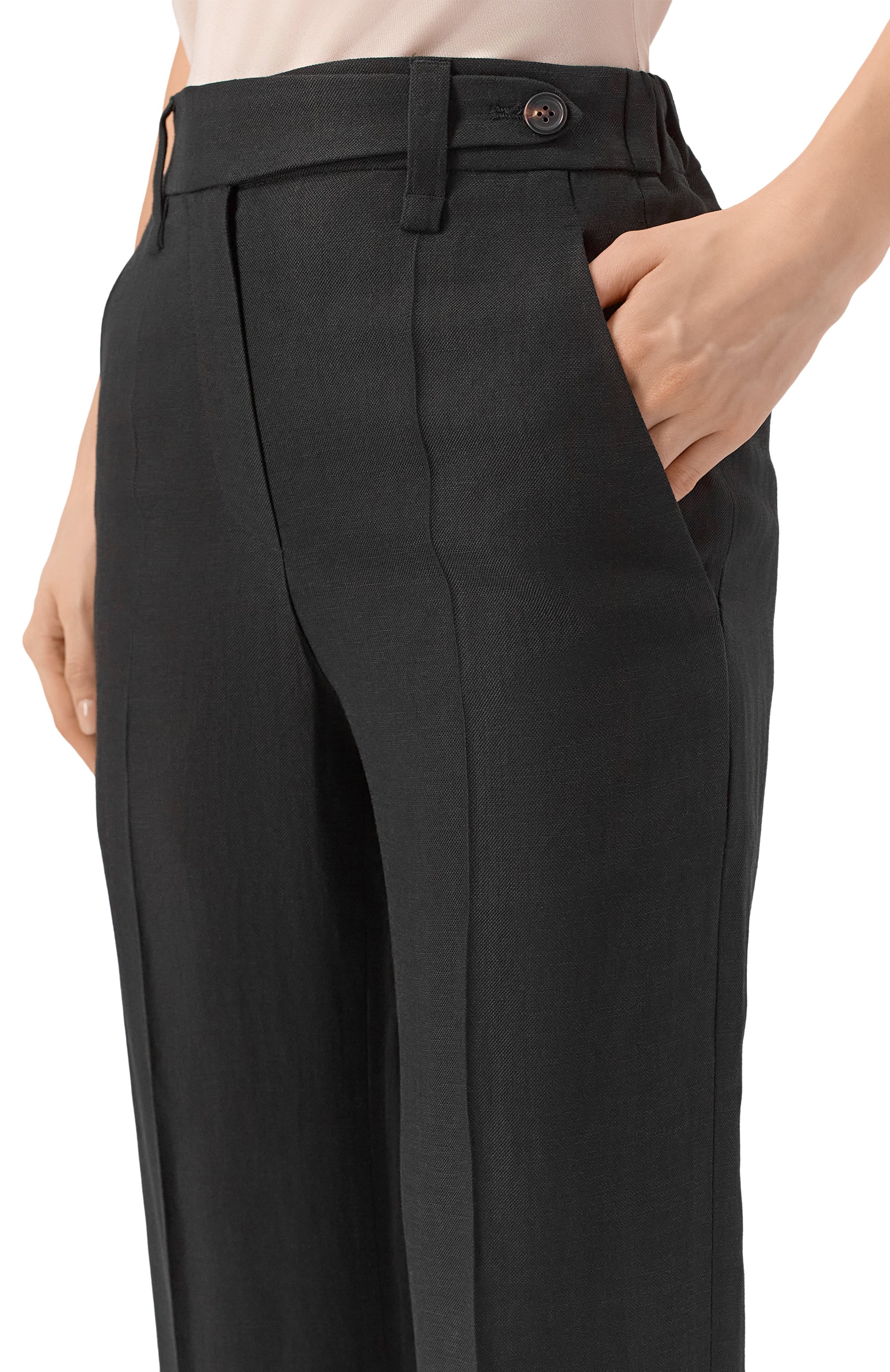 Брюки из вискозы и льна BRUNELLO CUCINELLI, арт. MH126P9184, фото 5