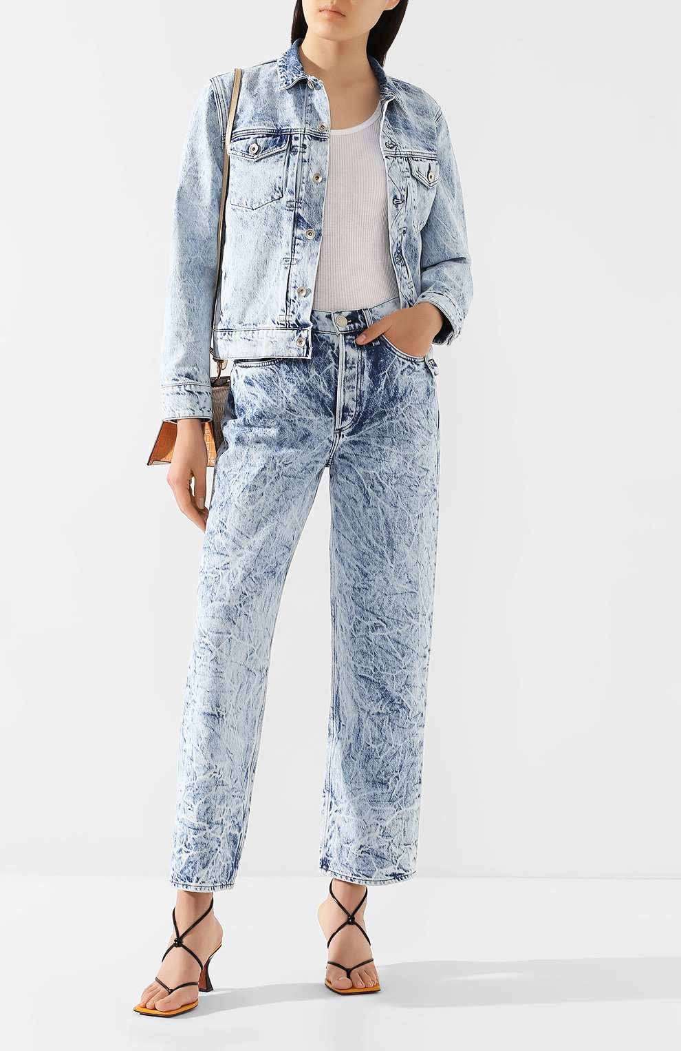 Джинсовая куртка RAG AND BONE голубого цвета по цене 39950 руб., арт. WDD20S1412B1RE, фото 2 Джинсовая куртка RAG AND BONE, арт. WDD20S1412B1RE, фото 2