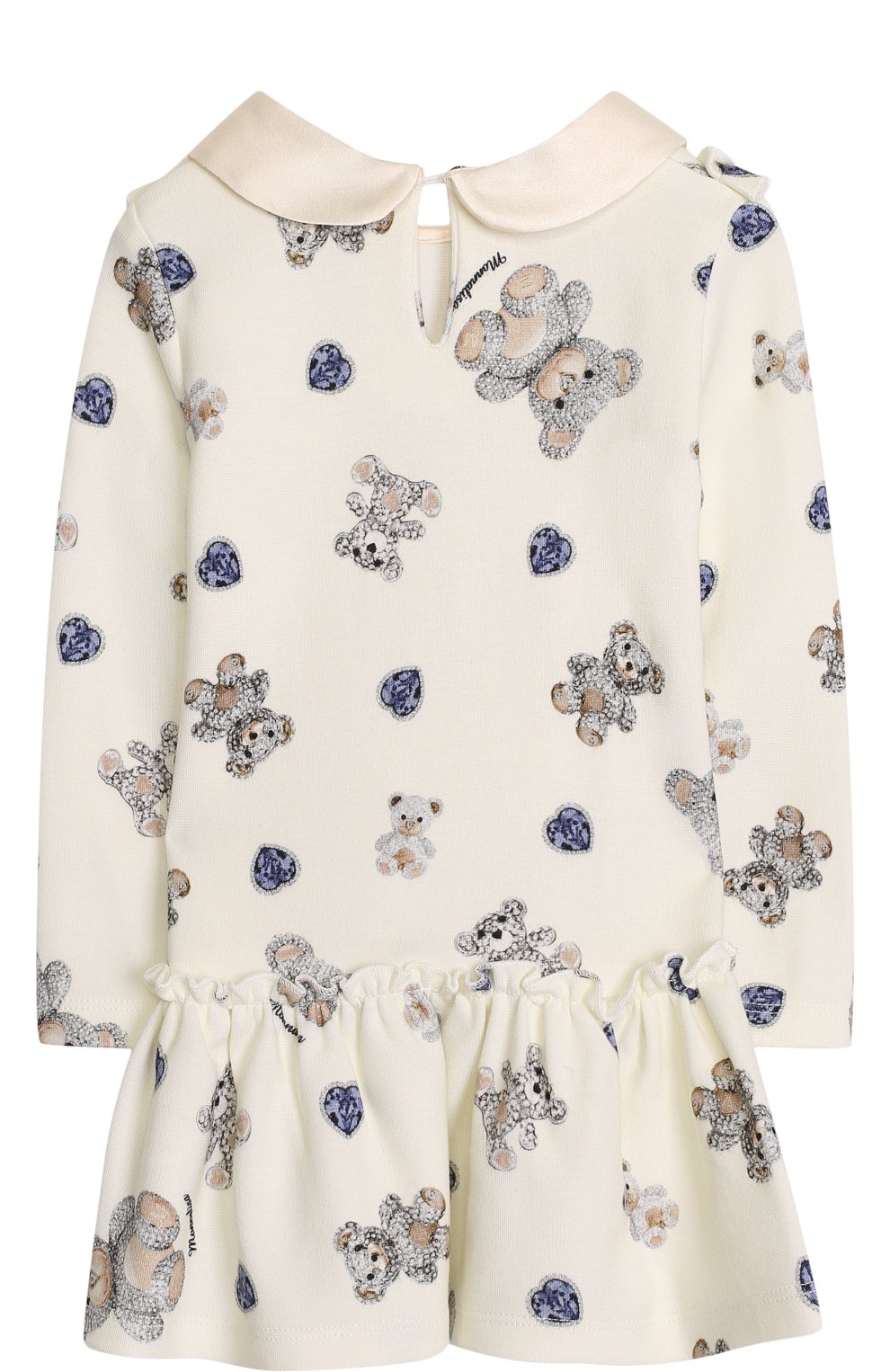 Мини-платье с принтом и оборками MONNALISA, арт. 310930, фото 2