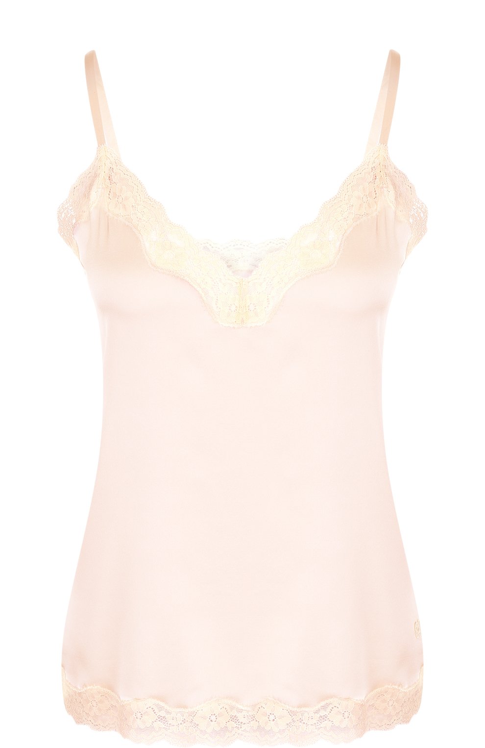 Шелковый топ с кружевной отделкой VANNINA VESPERINI, арт. VVPE18-40, фото 1