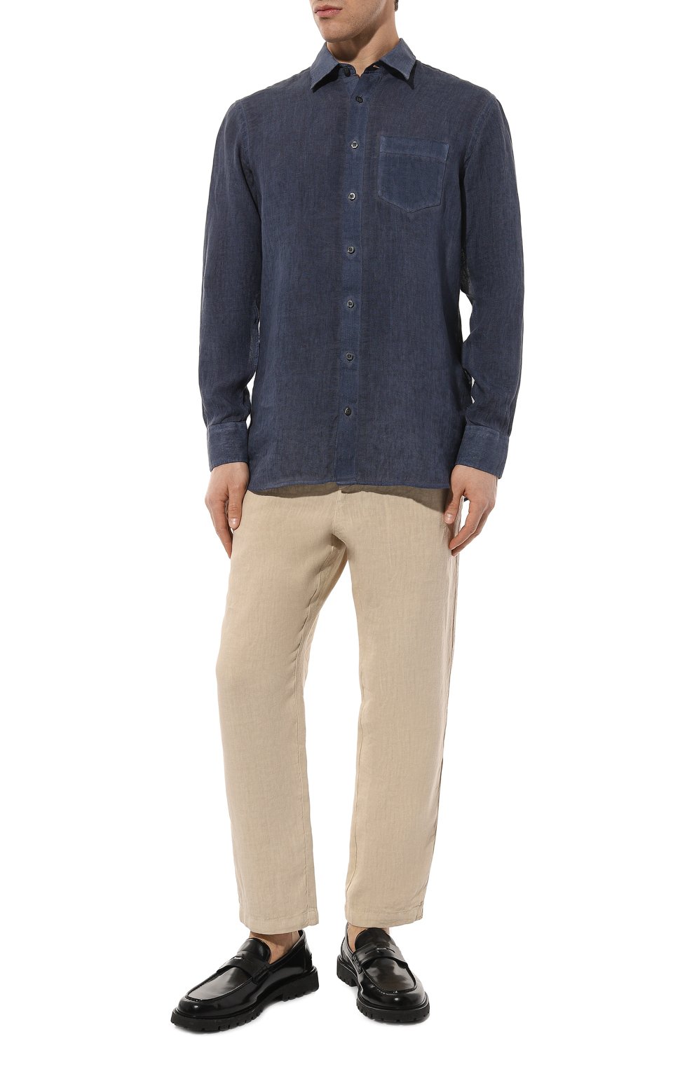 Льняная рубашка 120% LINO, арт. 31ALIM1081/0000115/S00, фото 2