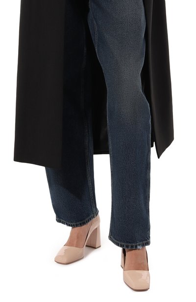 Кожаные туфли PRADA бежевого цвета по цене 76000 руб., арт. 1I983L-069-F0236-085, фото 3 Кожаные туфли PRADA, арт. 1I983L-069-F0236-085, фото 3