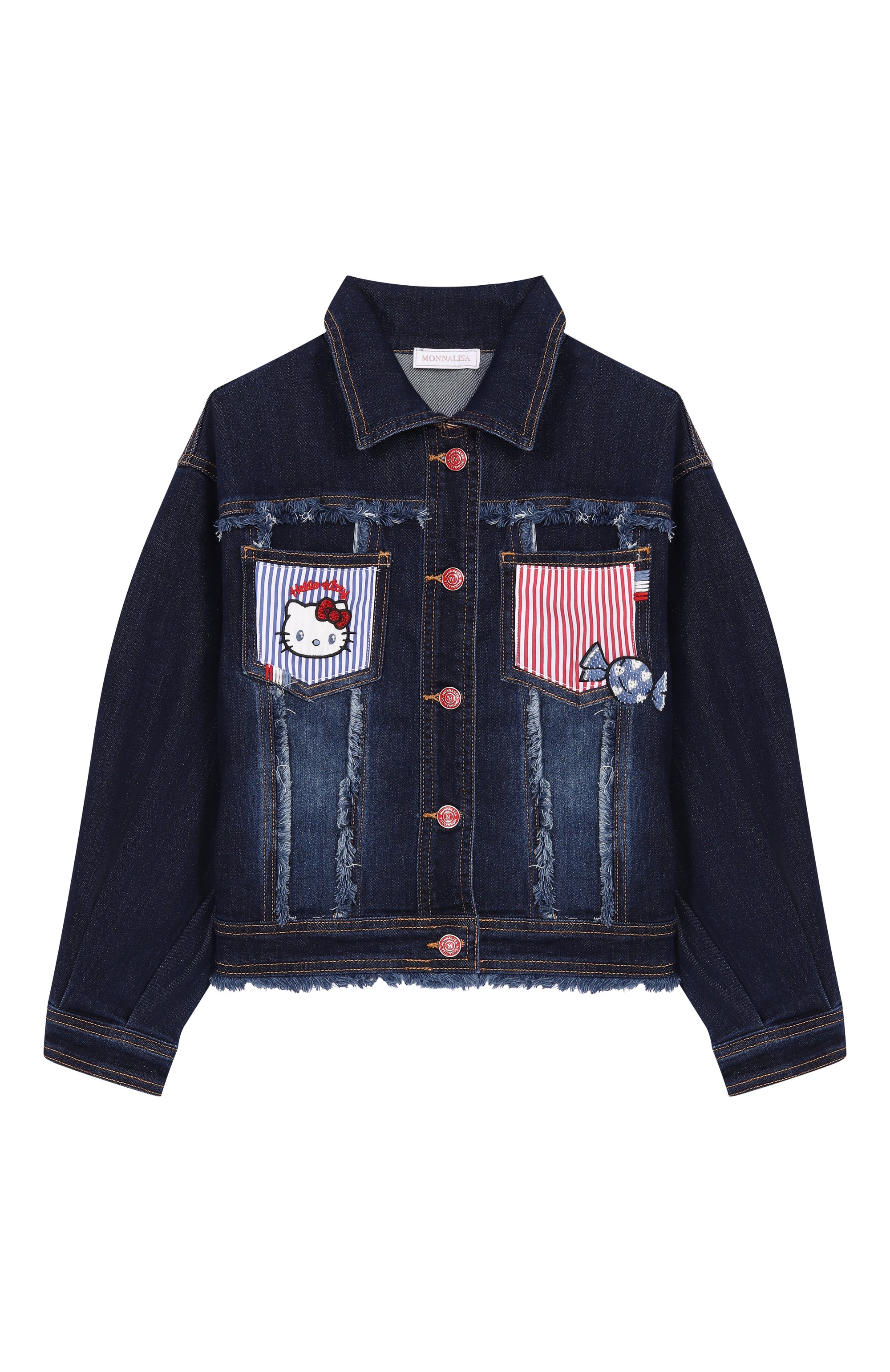 Джинсовая куртка MONNALISA, арт. 19G101, фото 1