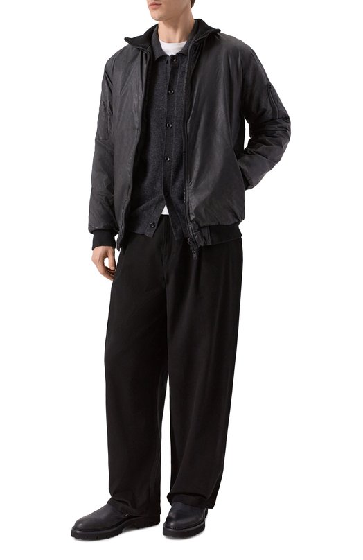 Двусторонний бомбер Never Enough MJA006 Чёрный  MJA006 Фото 2