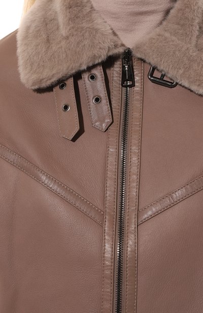 Дубленка из овчины MANZONI24, арт. 24M1292-S21/, фото 5