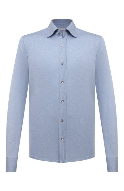 Мужская рубашка из хлопка и шелка STEFANO RICCI, арт. CJ007593/TE2801