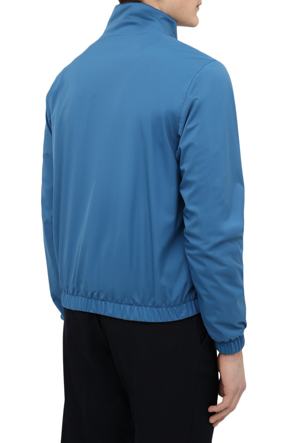 Двусторонний бомбер LORO PIANA бирюзового цвета по цене 222000 руб., арт. FAF8466, фото 4 Двусторонний бомбер LORO PIANA, арт. FAF8466, фото 4