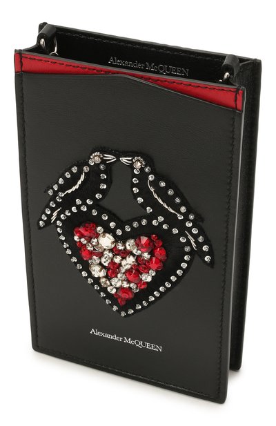 Кожаный футляр для телефона ALEXANDER MCQUEEN, арт. 658446/1LYZZ, фото 3