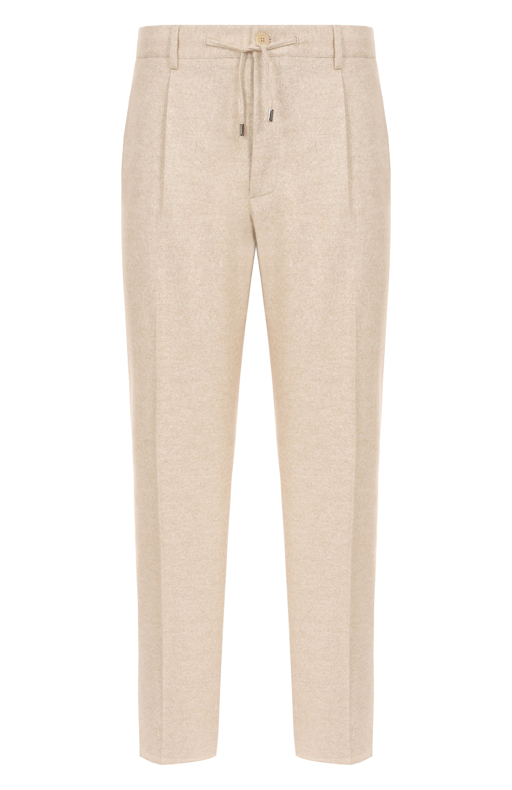 Брюки из шерсти и шелка STEFANO RICCI светло-бежевого цвета по цене 150000 руб., арт. M1T5300022/WKC01R/60, фото 1 Брюки из шерсти и шелка STEFANO RICCI, арт. M1T5300022/WKC01R/60, фото 1