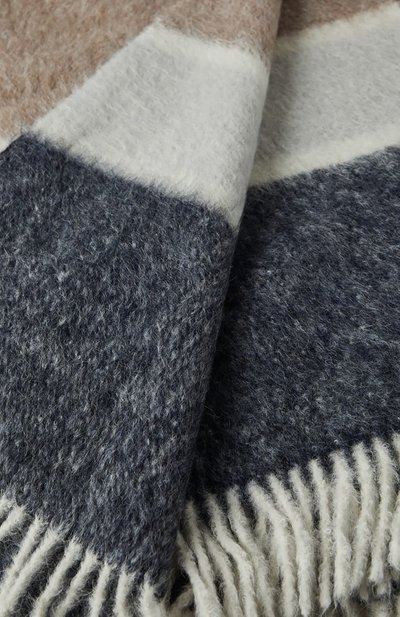 Плед из альпака и шерсти BRUNELLO CUCINELLI, арт. MPLA7ABHS, фото 3