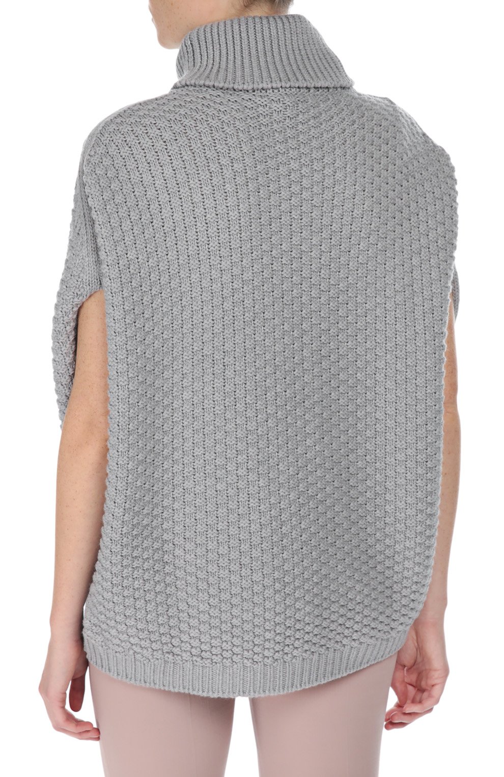 Свитер свободного кроя с укороченным рукавом и карманами MONCLER, арт. B2-093-00818-00-03510, фото 4