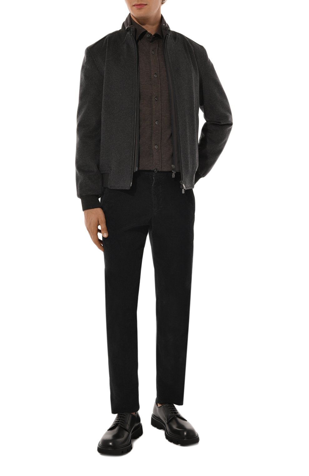 Рубашка из хлопка и кашемира STEFANO RICCI, арт. CJ007510/TE2603, фото 2