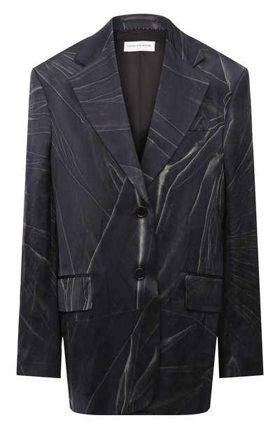 Женский жакет из вискозы и хлопка DRIES VAN NOTEN, арт. 212-010408-3325