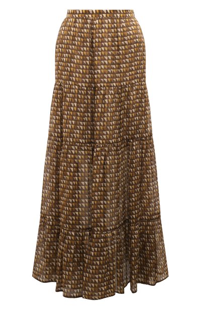 Женская юбка изо льна и шелка KITON, арт. D49214TK0977C