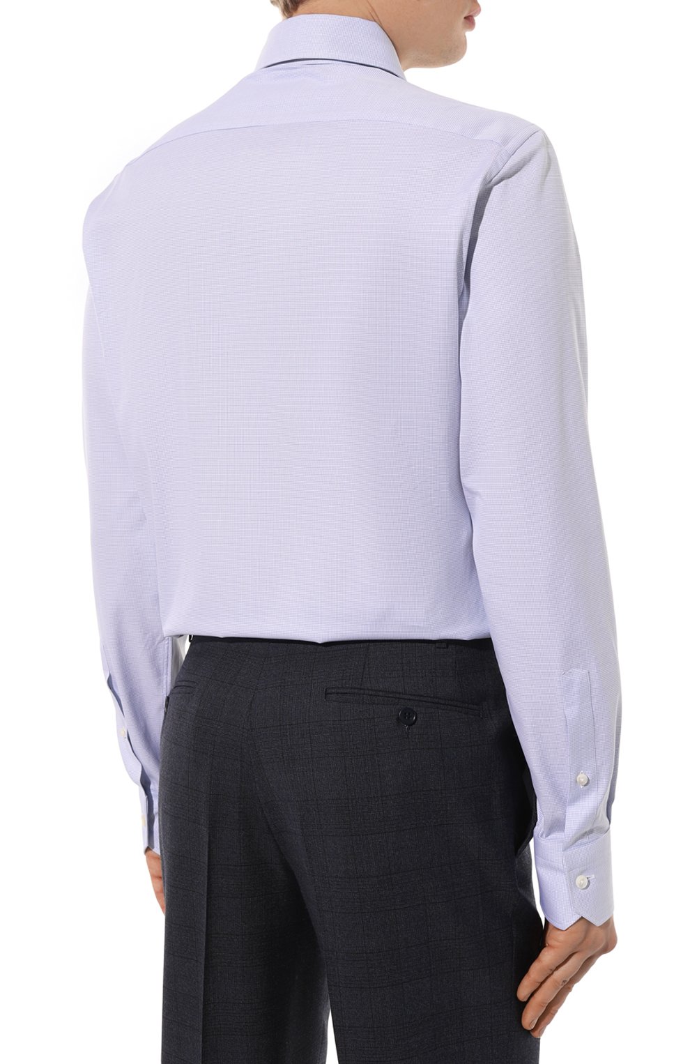 Хлопковая сорочка ZEGNA, арт. 601036A6/9MS0BA, фото 5