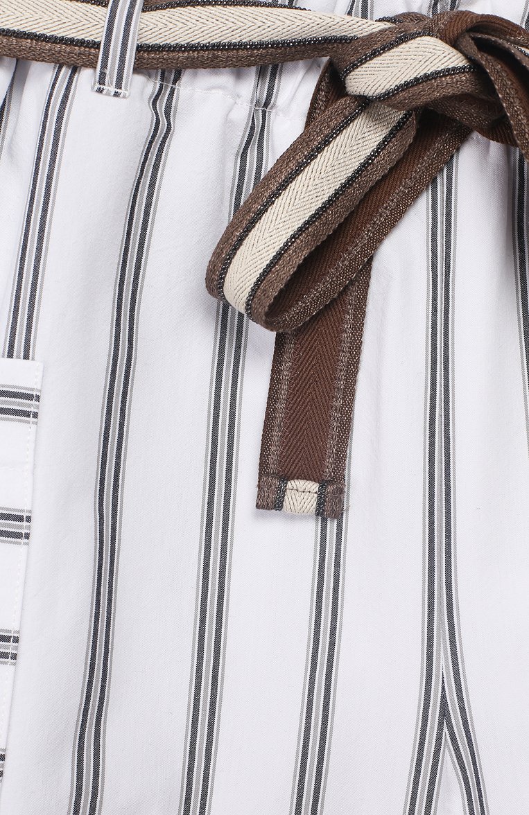 Хлопковые шорты BRUNELLO CUCINELLI, арт. BF769P005A, фото 3