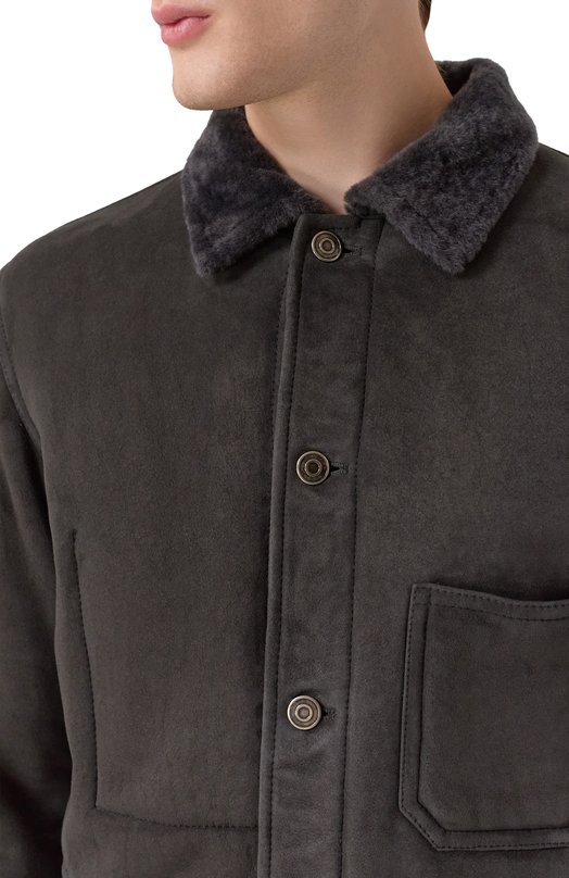 Дубленка Giorgio Brato GU26F26013SHTM Серый  GU26F26013SHTM Фото 5