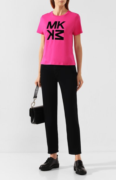 Хлопковая футболка MICHAEL MICHAEL KORS, арт. MF95MAB97J, фото 2