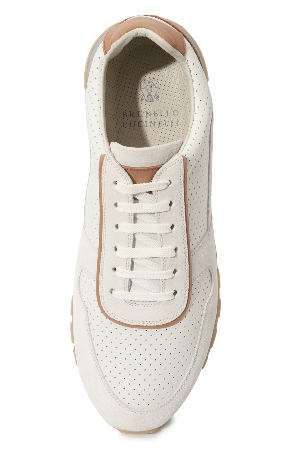 Кожаные кроссовки olimpo BRUNELLO CUCINELLI, арт. MZUKVB2161, фото 6