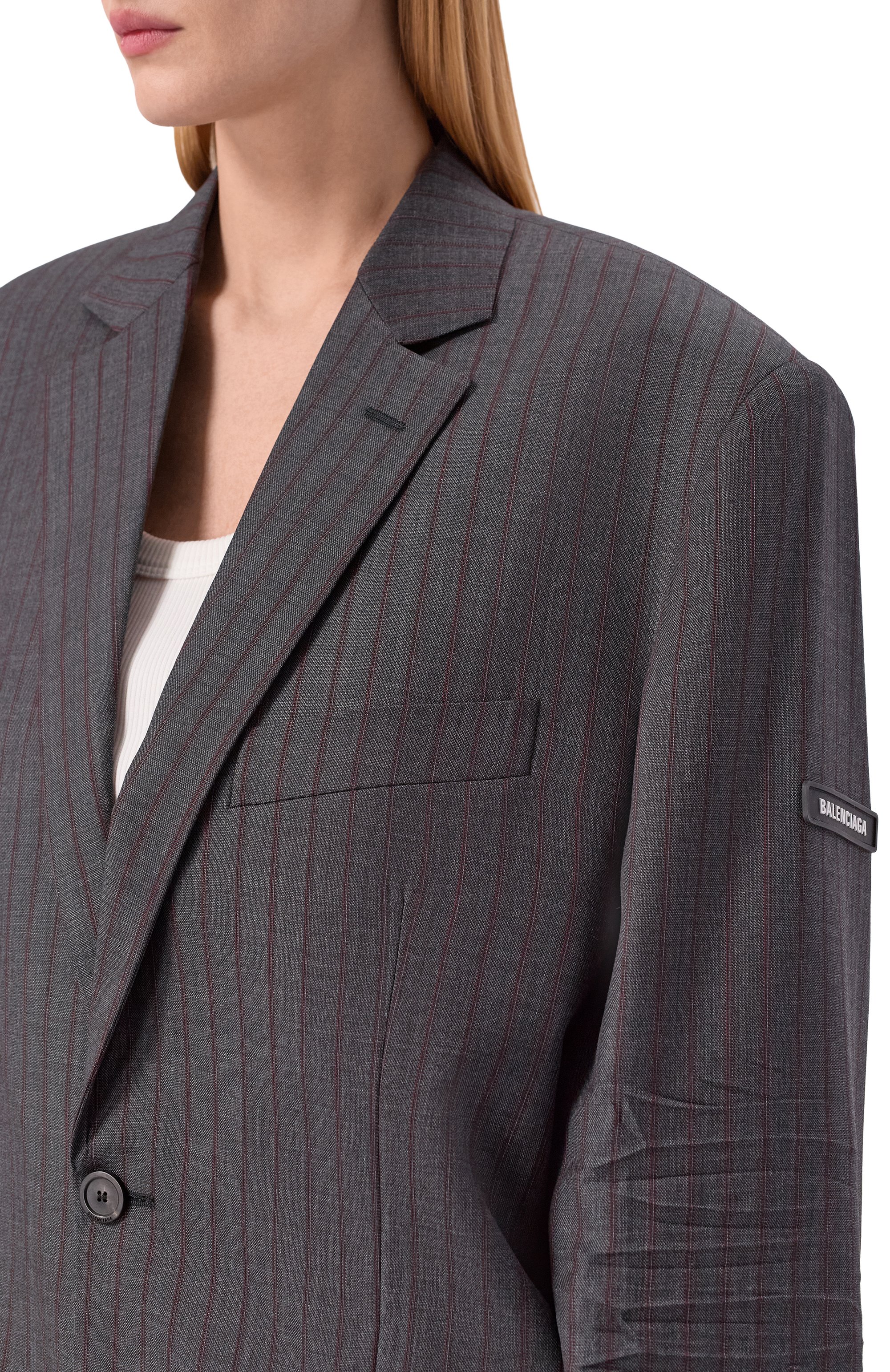 Шерстяной жакет BALENCIAGA, арт. 850771/TPT05, фото 5