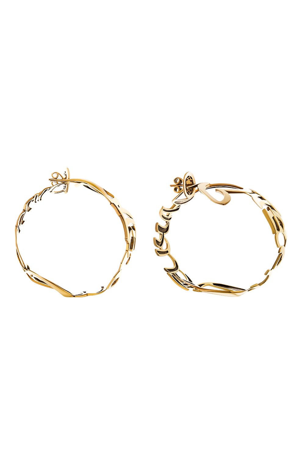 Серьги здесь и сейчас DZHANELLI золотого цвета по цене 92000 руб., арт. 00254, фото 3 Серьги здесь и сейчас DZHANELLI, арт. 00254, фото 3