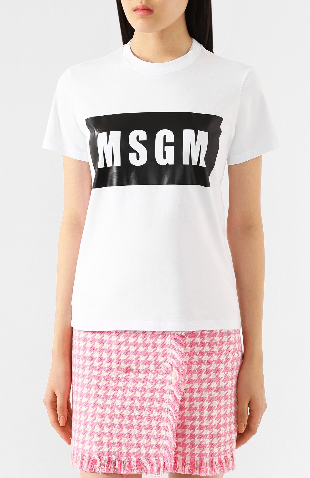 Хлопковая футболка MSGM, арт. 2841MDM95 207298, фото 3