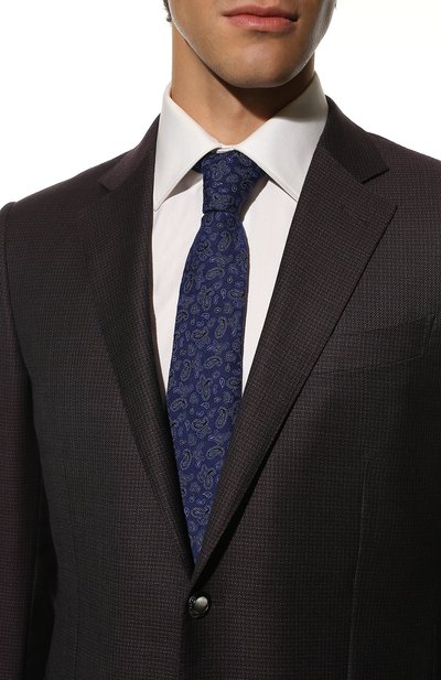 Галстук из шелка и шерсти KITON, арт. UCRVKLC08F60, фото 2