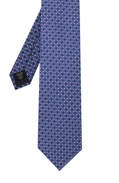 Шелковый галстук с узором ZEGNA, арт. Z3E08/1XW, фото 2