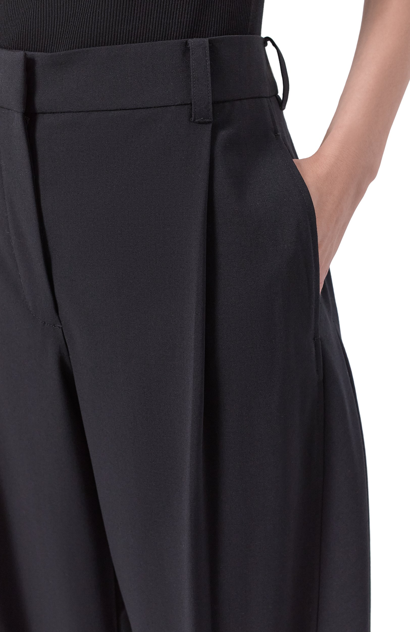 Брюки ELIE SAAB черного цвета по цене 165000 руб., арт. P0224NP26/W0011, фото 5 Брюки ELIE SAAB, арт. P0224NP26/W0011, фото 5